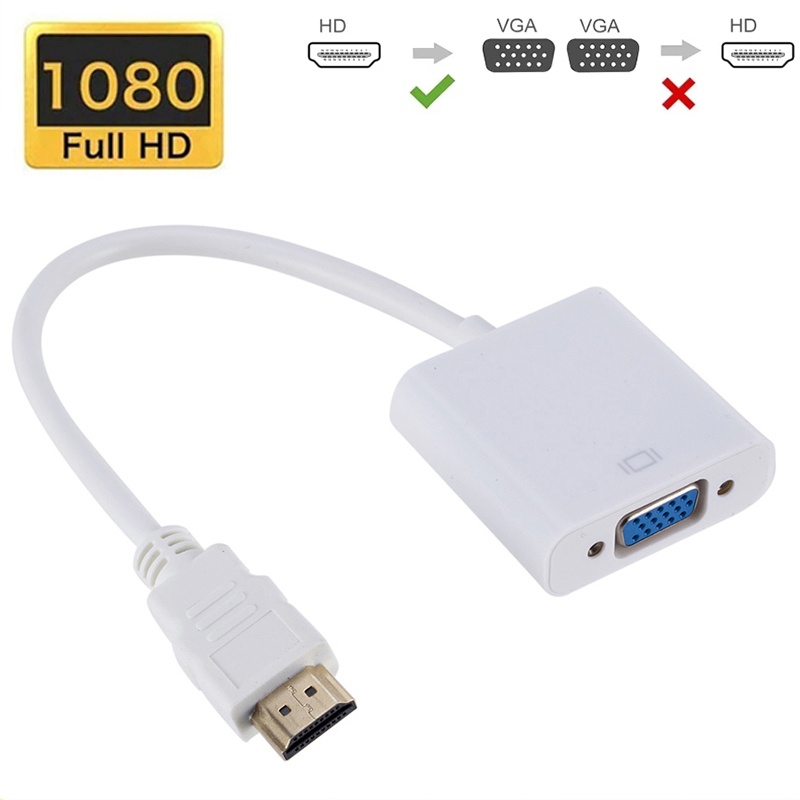 Hdmi Vga Adapter - 1080P HDMI-kompatibler zu VGA-Adapter HDTV Stecker