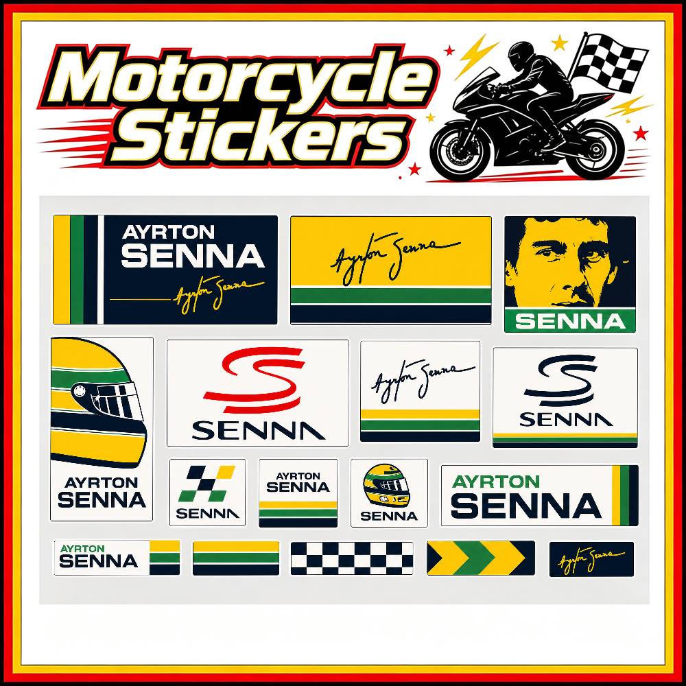 Laptop Accessories Price - A-Ayrton S-Senna Aufkleber für Autokarosserie, Stoßstange,