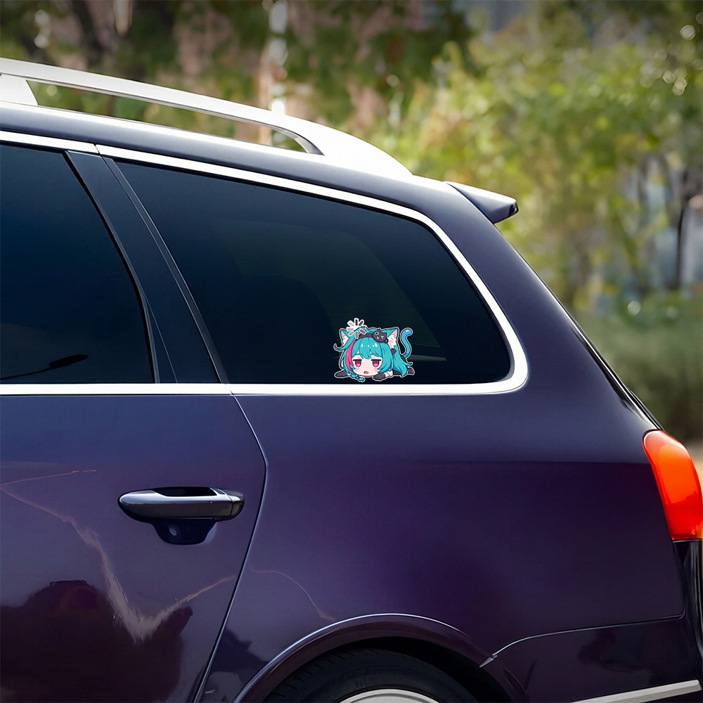 Anime-Mädchen Autoaufkleber „N – Laptop Accessories Price Bewertung und Preis