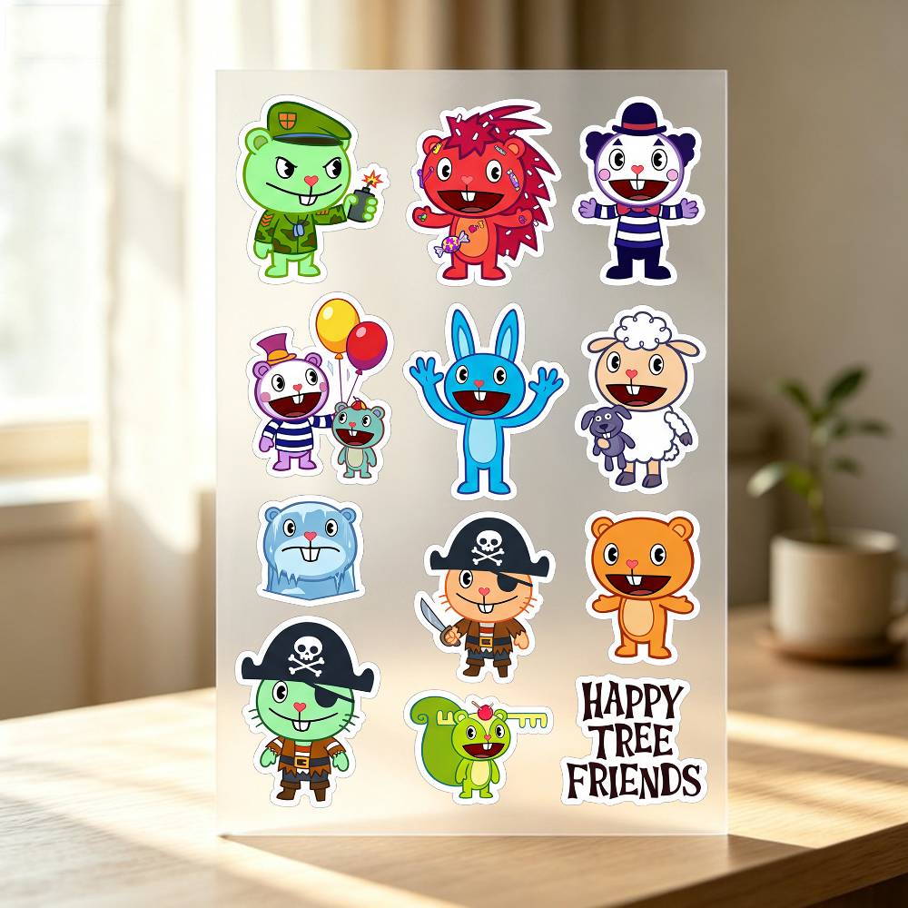 Happy T-ree F-rien-ds Aufklebe – Laptop Accessories Wallpaper Bewertung und Preis