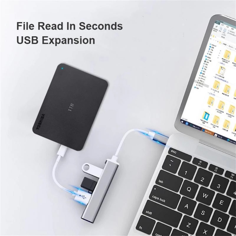 4-in-1 Typ-C Erweiterungs-Hub  – Laptop Accessories Price Bewertung und Preis