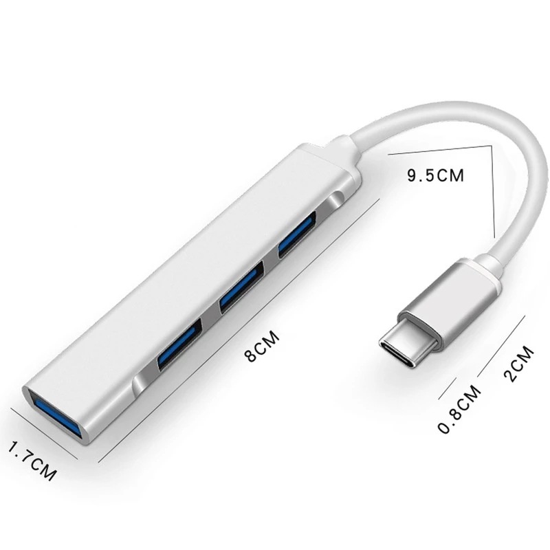 4-in-1 Typ-C Erweiterungs-Hub  – Laptop Accessories Price Bewertung und Preis