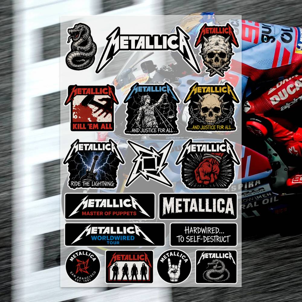 M-Metallica Aufkleber Motorrad – Laptop Accessories Wallpaper Bewertung und Preis