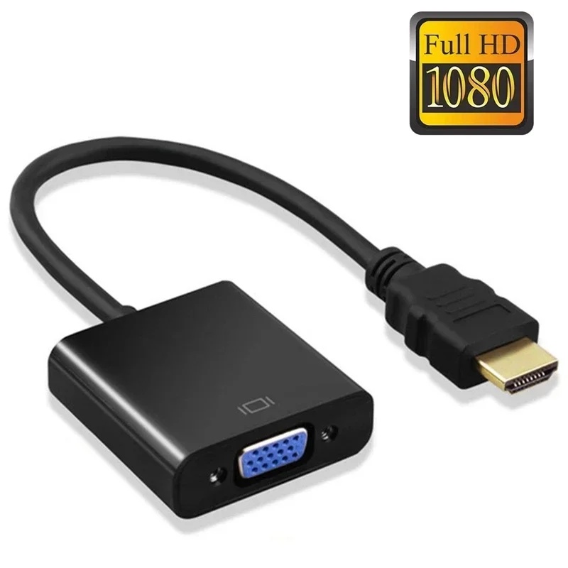 HD 1080P HDMI-zu-VGA-Kabelkonv – Hdmi Vga Adapter Bewertung und Preis