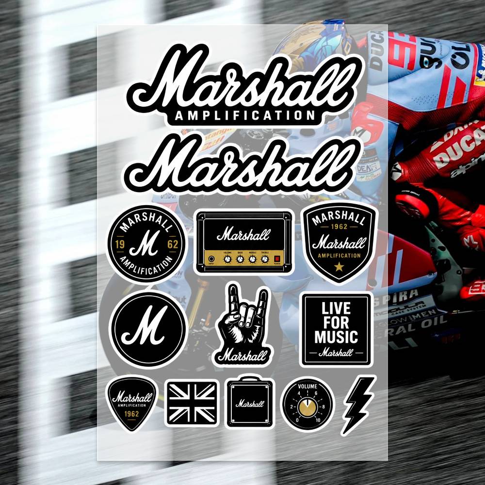 M-arshall Aufkleber Moto Stick – Laptop Accessories Wallpaper Bewertung und Preis