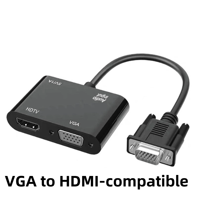 VGA (Host) zu VGA/HDMI-kompati – Hdmi Vga Adapter Bewertung und Preis